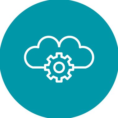 bulut web vektör simgesi