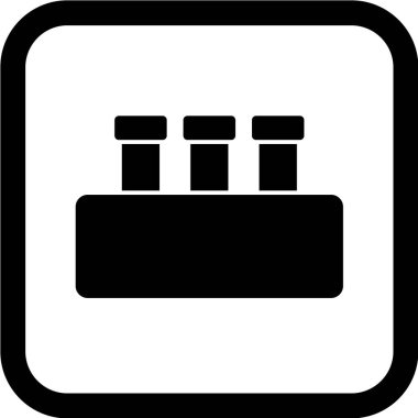 Web basit simgesi, vektör illüstrasyonu 