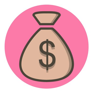 para çantası vektör simgesi