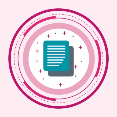 Simgeyi Moda Biçiminde Kopyala İzole Arkaplan