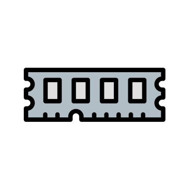 teknoloji simgesi vektör illüstrasyonu