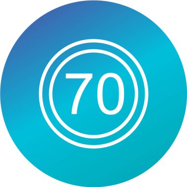 Yol simgesi, vektör illüstrasyonu