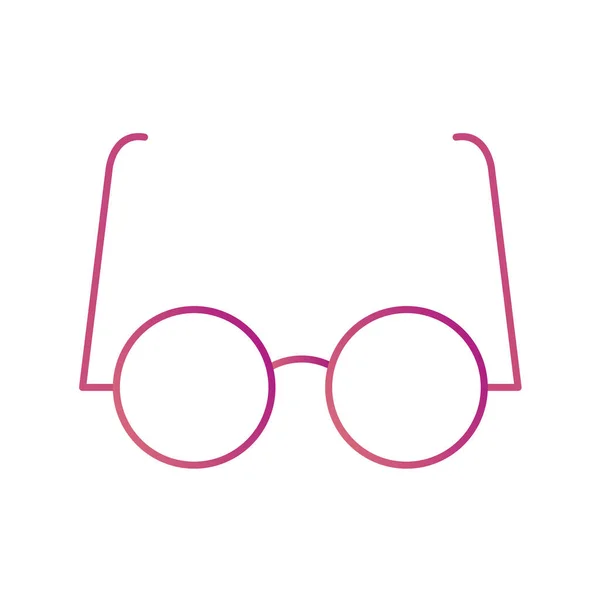 Icono Gafas Estilo Diseño Plano Eps — Vector de stock