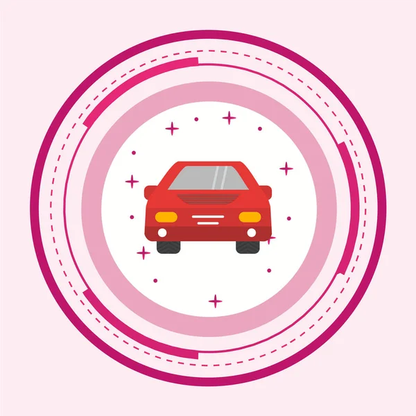 vector illustration of modern auto service icon