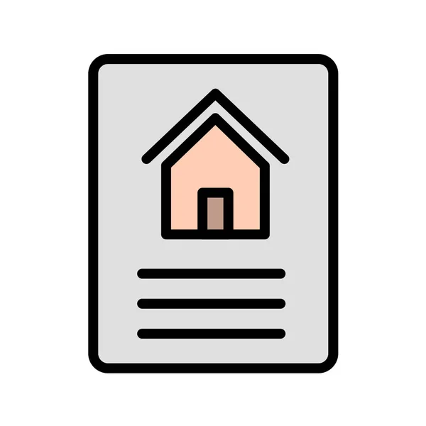 House Sign Icon Vector Illustration — 스톡 벡터