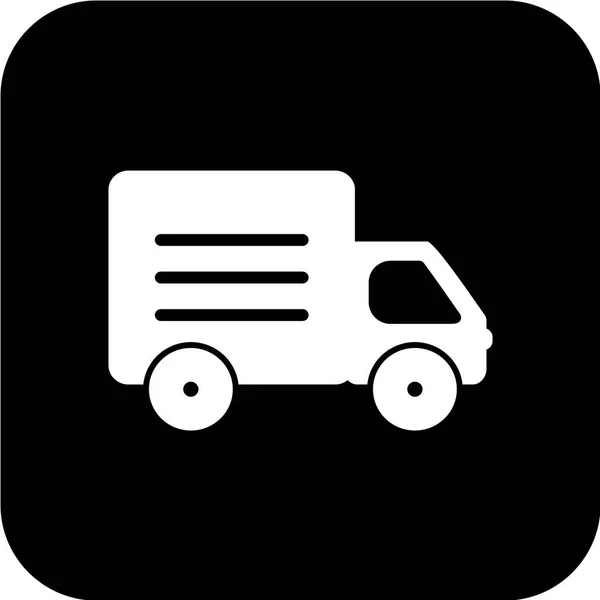 Icono Transporte Vector Ilustración — Archivo Imágenes Vectoriales