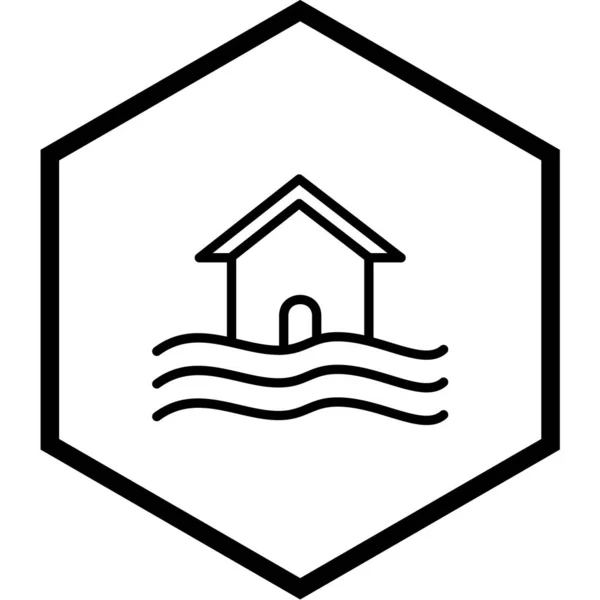 Home Insurance Icon Vector Illustration — Stock Vector