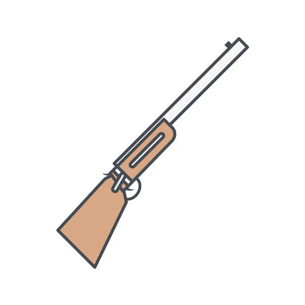 Ikona Zbraně Vektorová Ilustrace — Stockový vektor