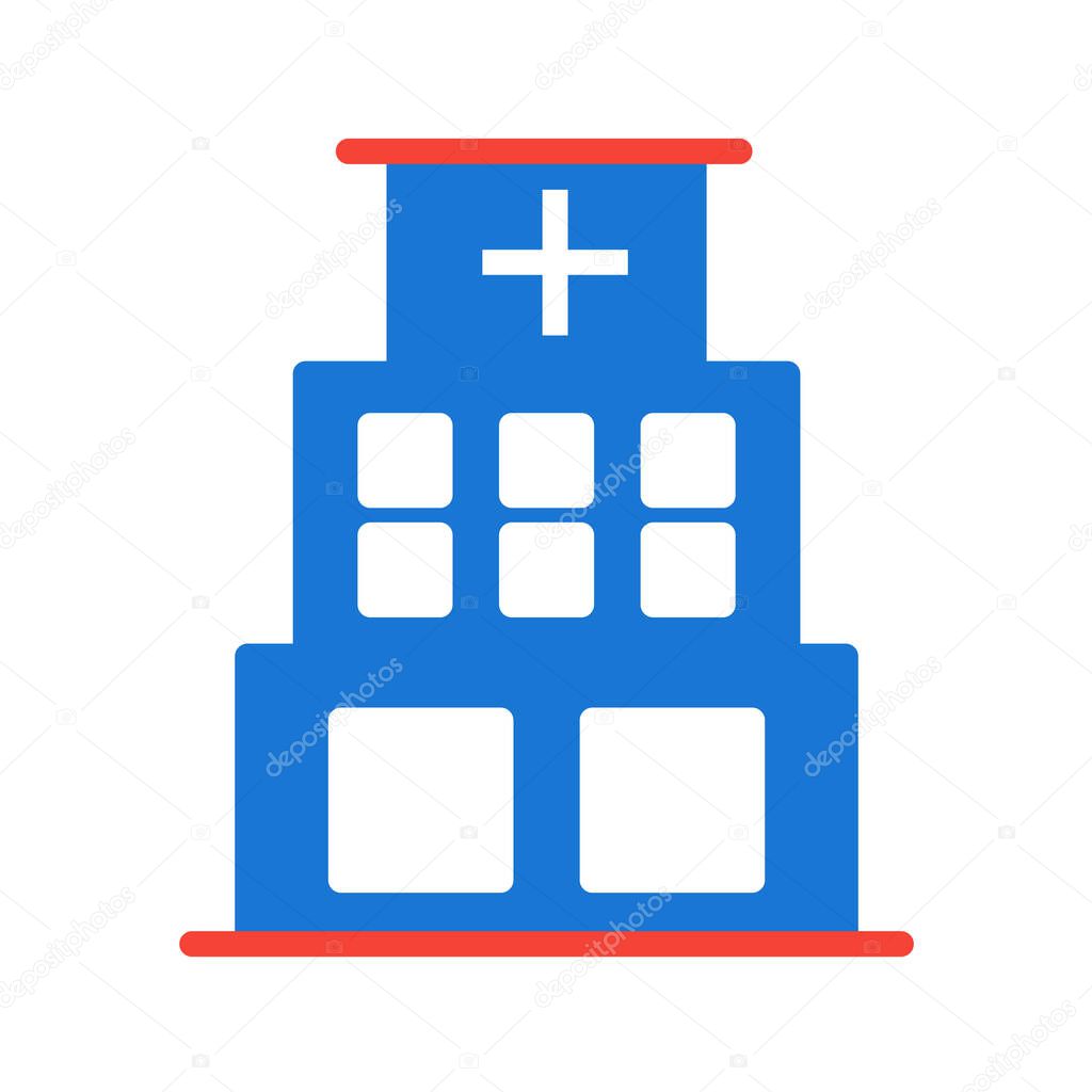 Medical flat icon, vector iilustration