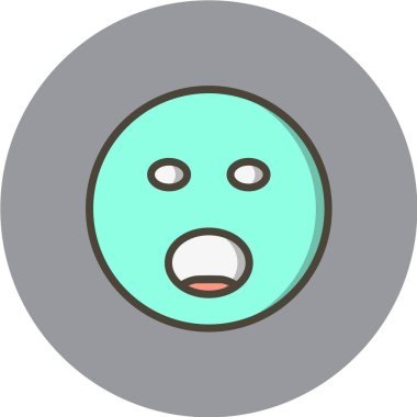 Emoji Simgesi Moda Biçiminde, vektör