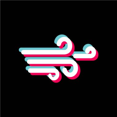 hava simgesi tasarımı, vektör illüstrasyon eps10 grafiği