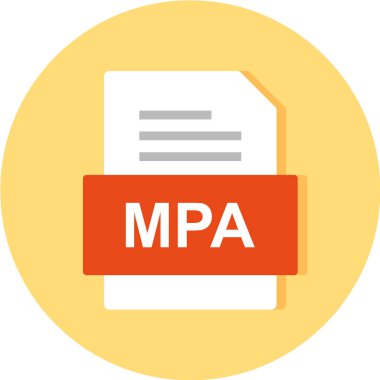 dosya biçimi simgesi, vektör illüstrasyonu