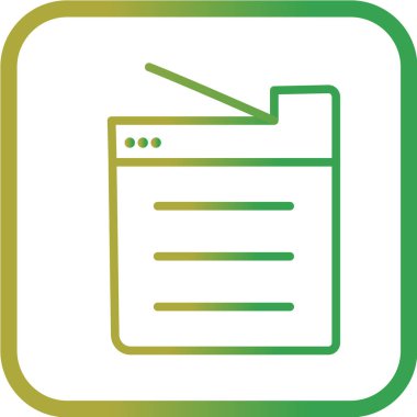 vektör dosya biçimi simgesi