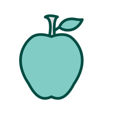 Moda Biçiminde Apple Simgesi İzole Arkaplan