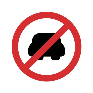 Yol simgesi, vektör illüstrasyonu