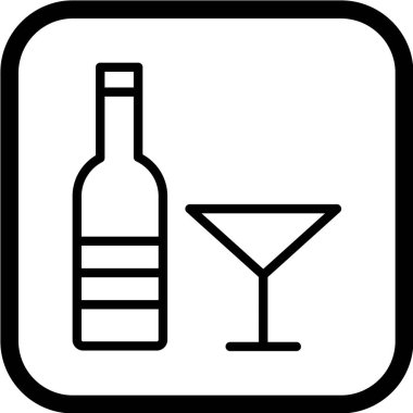  Gıda ve içecek Web ikonu vektör illüstrasyonu