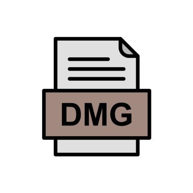 tipik dosya biçimi vektör illüstrasyonu 