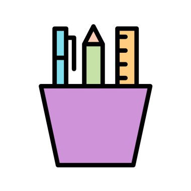 kalem simgesi vektör illüstrasyonu