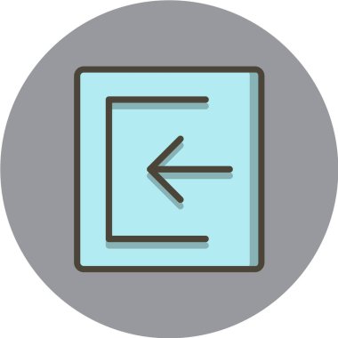 dosya satırı vektör simgesi.