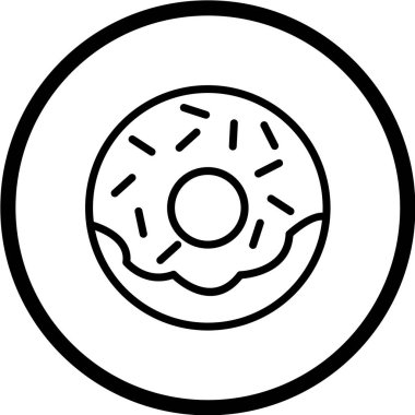 Gıda Web ikonu vektör illüstrasyonu