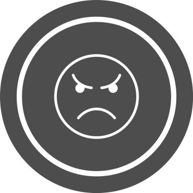 Öfkeli Duygusal Simge Moda Tarzı İzole Arkaplan