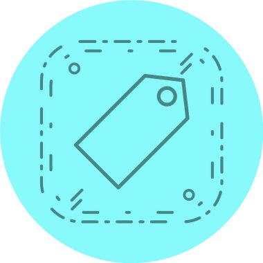 etiket simgesi. vektör illüstrasyonu