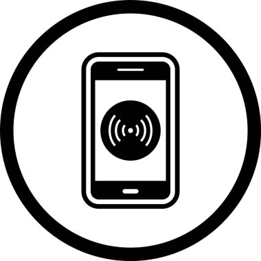 Hareketli Mobil Uygulama Simgesi Moda Biçimli İzole Arkaplan