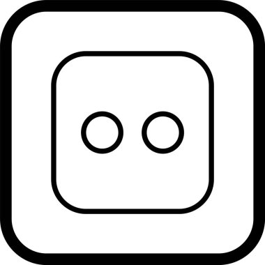 Zar İki Simgesi Stili İzole Arkaplan