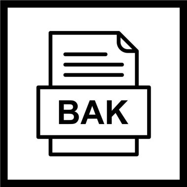 dosya biçimi simgesi, vektör illüstrasyonu