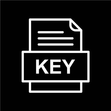 dosya biçimi simgesi, vektör illüstrasyonu