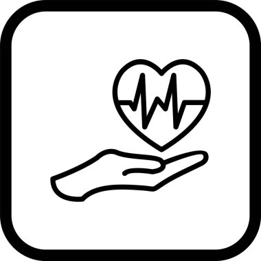 Moda Biçimli Ayrı Arkaplanda Sağlık Simgesi Simgesi     