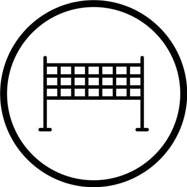 Siyah ve beyaz simgesinin vektör illüstrasyonu