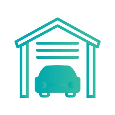 Emlak simgesi vektör illüstrasyonu