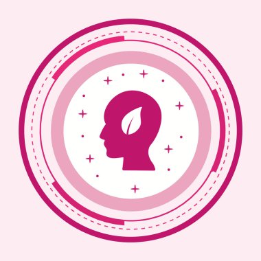 Eko Zihin Simgesi Moda Biçiminde İzole Arkaplan