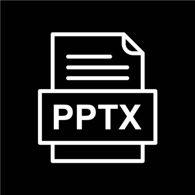 dosya biçimi simgesi, vektör illüstrasyonu