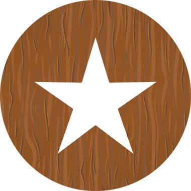 Moda biçimi izole edilmiş arkaplan yıldız simgesi