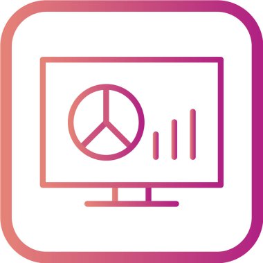 seo modern simgesinin vektör illüstrasyonu