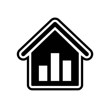 Gayrimenkul İstatistikleri Moda Biçiminde İzole Arkaplan