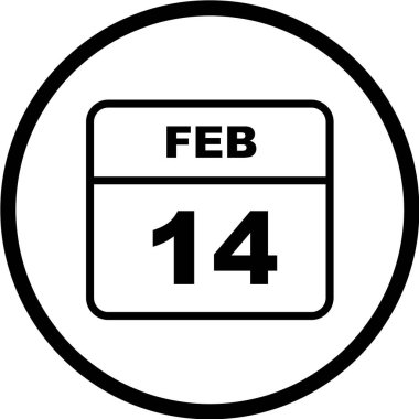 Tarih için takvimi olan illüstrasyon