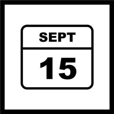 Takvim simgesinin vektör illüstrasyonu 