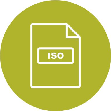 dosya biçimi simgesi, vektör illüstrasyonu