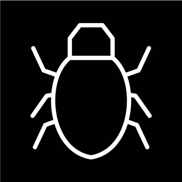 Vektorillustration Insektsikonen — Stock vektor