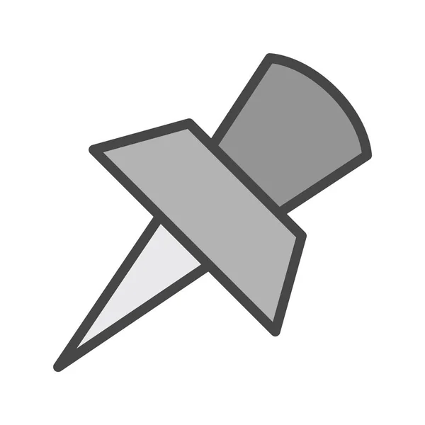 Stift Symbol Trendigen Stil Isolierten Hintergrund — Stockvektor