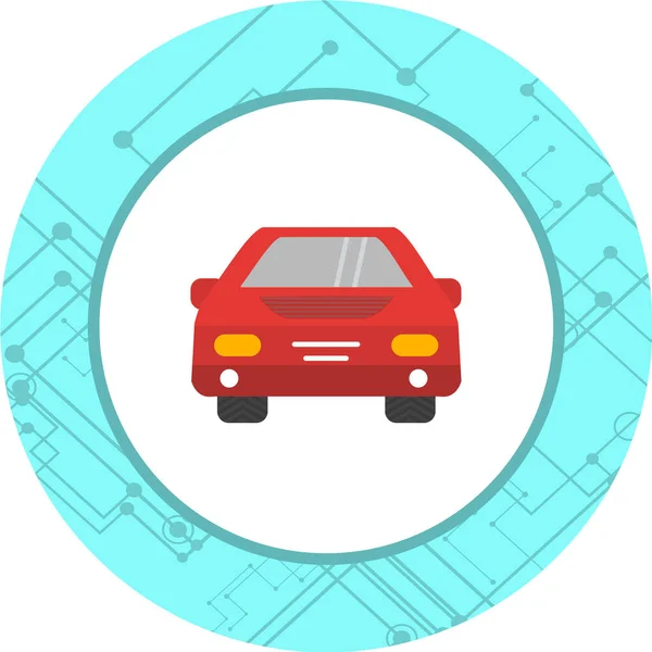 Car Vehicle Icon Vector Illustration — Stock Vector