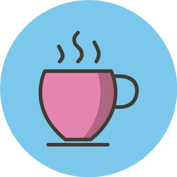 Vektor Ikony Šálku Kávy — Stockový vektor