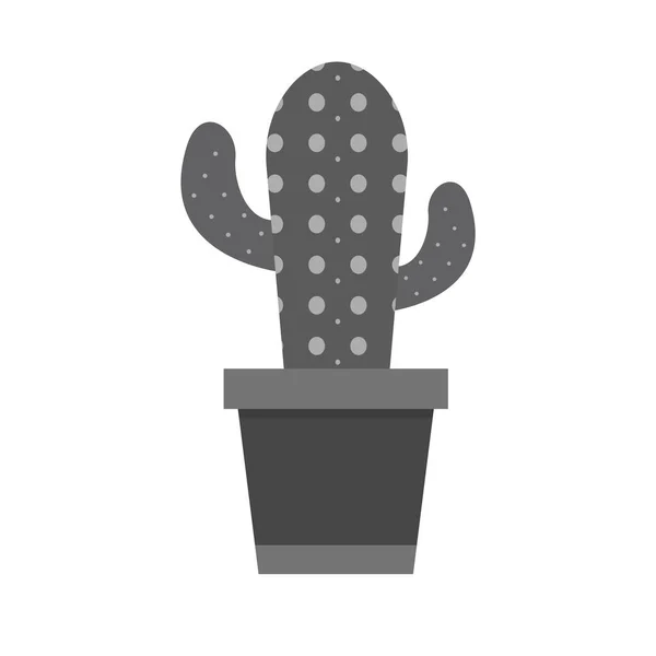 Ikon Kaktus Dalam Gaya Trendy Terisolasi Latar Belakang - Stok Vektor