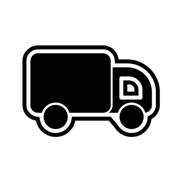 delivery truck line icon