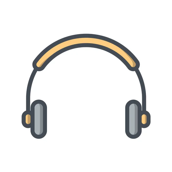 Headphone Icon Vector Illustration — Stock Vector