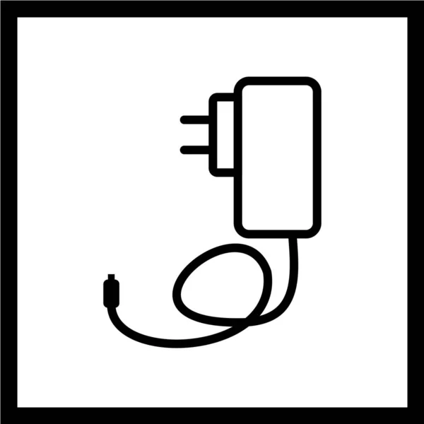 Ilustración Vectorial Plug Icono Simple — Vector de stock