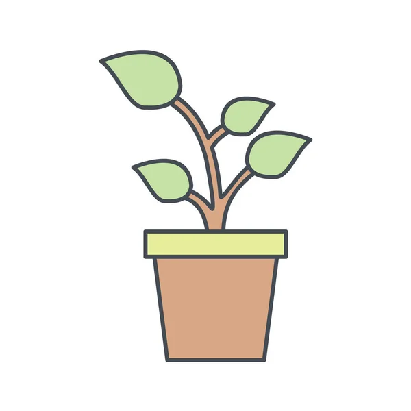 Ilustración Vectorial Diseño Jardinería — Vector de stock